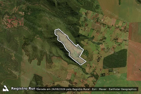 Imagem de satélite de CHÁCARA  RINCÃO - FAZ RINCÃO em Campo Grande - MS