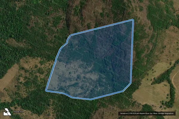 Imagem de satélite de SITIO GINETA (GROTÃO) - Parte 1 em Santa Rita de Caldas - MG