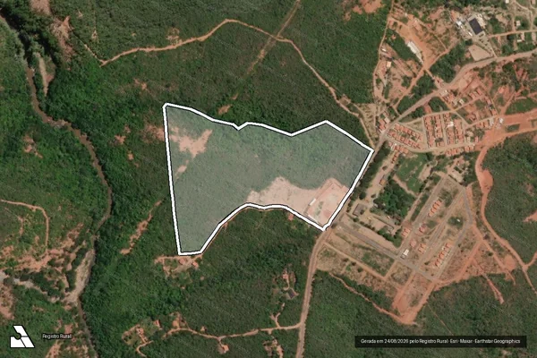 Imagem de satélite de CORREGO DO BRITO  - Parte 1 em Minas Novas - MG