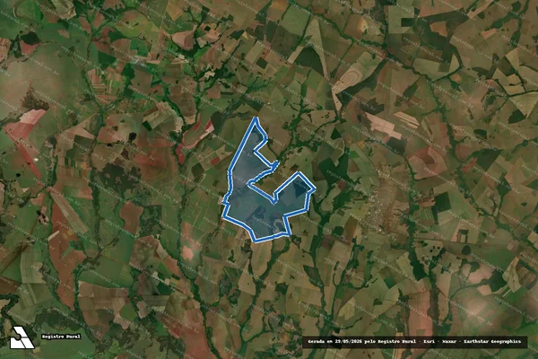 Imagem de satélite de Fazenda Bela Vista  - Fazenda Bela Vista ? Área  4, 5 e 6 em Nova Alvorada do Sul - MS