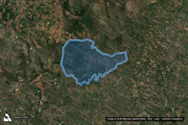 Imagem de satélite de Horto Carbonita A - Parte 1 em Senador Modestino Gonçalves - MG