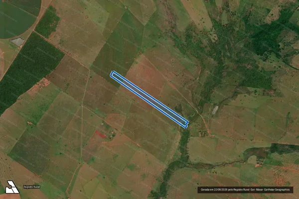 Imagem de satélite de FAZENDA ARAZEDE - 001 em Presidente Epitácio - SP