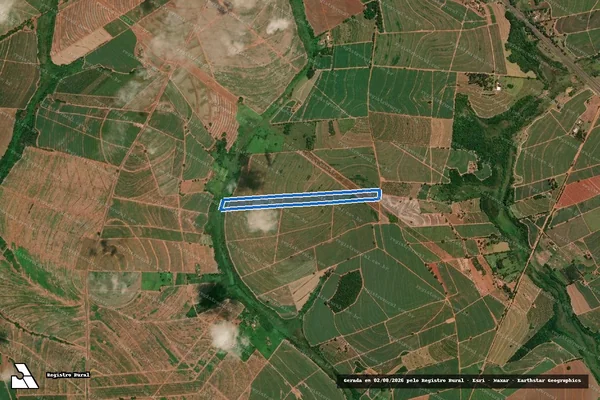 Imagem de satélite de FAZENDA SANTA IZAURA - Parte 1 em Santa Adélia - SP