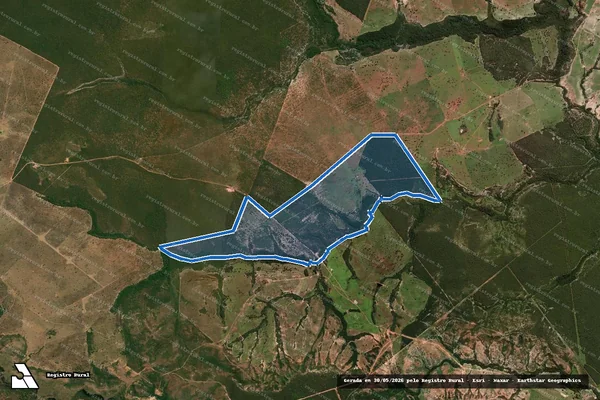 Imagem de satélite de FAZENDA PASSPORT - Parte 1 em Pontal do Araguaia - MT