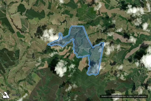 Imagem de satélite de FAZENDA PAINEIRAS - 003 em Eunápolis - BA
