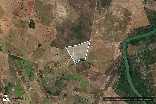 Imagem de satélite de FAZENDA SNATA CLARA - 001 em Nova Roma - GO