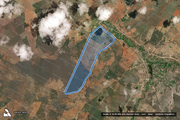 Imagem de satélite de FAZENDA SÃO GABRIEL - Parte 1 em Jacobina - BA