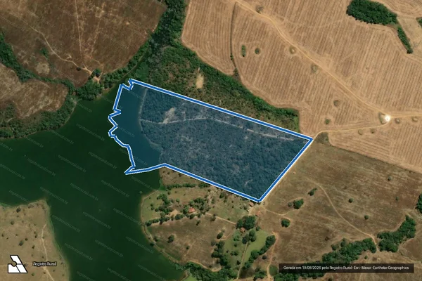 Imagem de satélite de FAZENDA PAMPLONA - 001 em Luziânia - GO