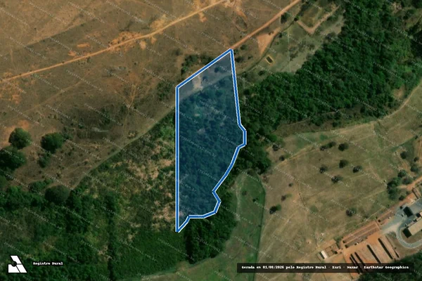 Imagem de satélite de FAZENDA GRIMPAS - Lote 03 - Lote 03A em Hidrolândia - GO