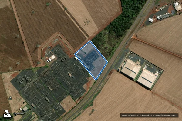 Imagem de satélite de FAZENDA LAGE - PARTE 2 em Rio Verde - GO