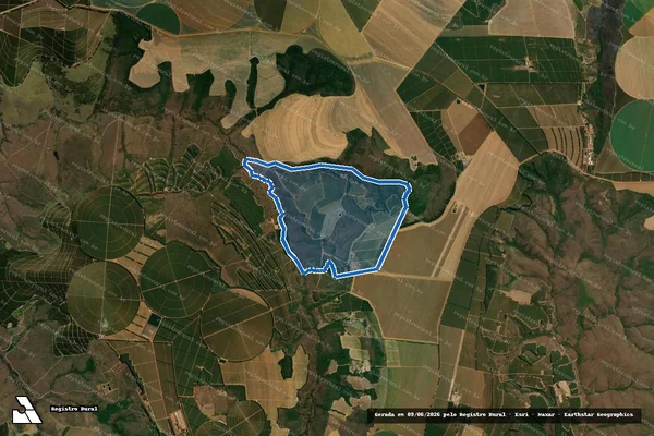Imagem de satélite de FAZENDA SANTA JÔ - FAZENDA SANTO JÔ em Coromandel - MG