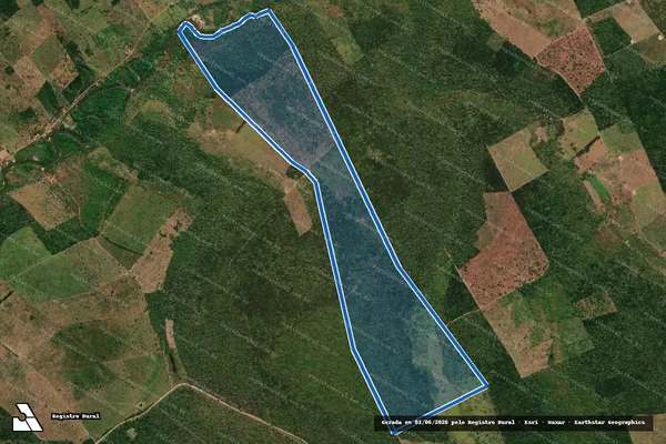 Imagem de satélite de FAZENDA ITAPECURU em Buriti Bravo - MA