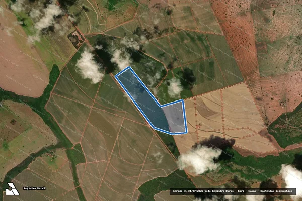 Imagem de satélite de Fazenda Bonito - Remanescente em Serranópolis - GO
