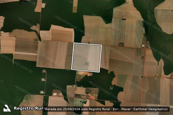 Imagem de satélite de FAZENDA SANTA LUCIA - Parte 1 em Nova Mutum - MT