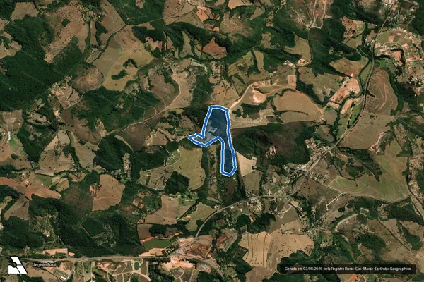 Imagem de satélite de Taquaral - Taquaral em Ouro Preto - MG