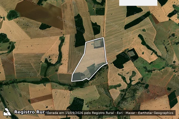Imagem de satélite de FAZENDA CAMARÃO E SÃO BENTO DORAVANTE FAZENDA SÃO BENTO / Parcela 3 em Palmeiras de Goiás - GO