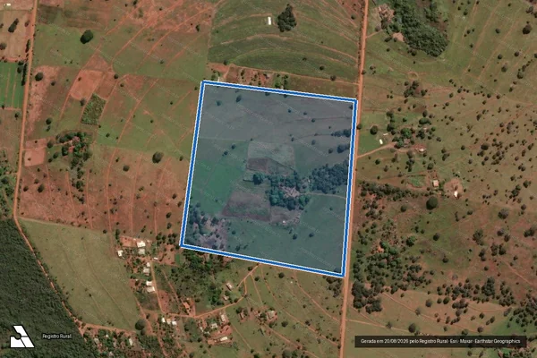 Imagem de satélite de Lote 63 ? P.A. Rio das Pedras - Parcela 1 em Uberlândia - MG