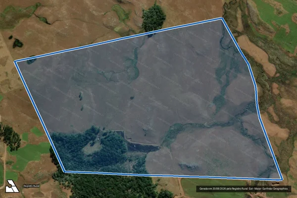 Imagem de satélite de Fazenda Costa do Ribeirão - COSTA DO RIBEIRÃO em São José dos Ausentes - RS