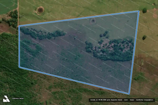 Imagem de satélite de Faz Papagaio - Parte II em Anaurilândia - MS