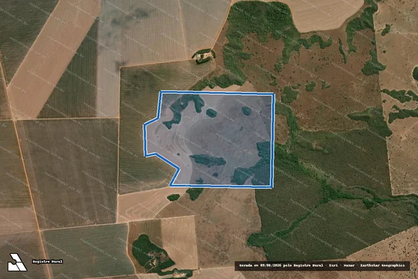Imagem de satélite de Fazenda Aliança - Gleba B em Novo São Joaquim - MT
