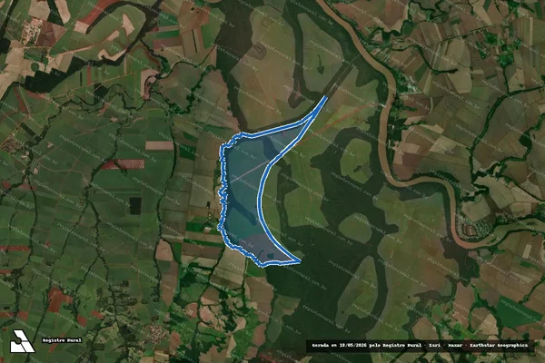 Imagem de satélite de FAZENDA PALMITAL - Parte 2 em Terra Boa - PR