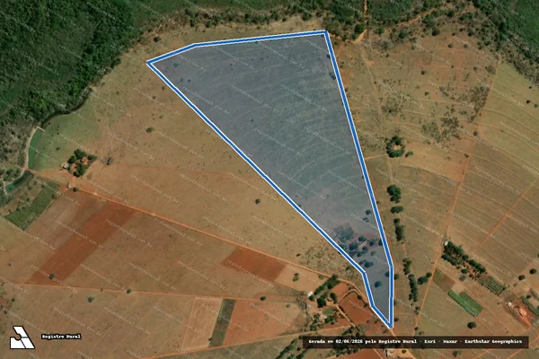 Imagem de satélite de LOTE 28 - PROJETO DE ASSENTAMENTO CANUDOS - LOTE 28 ? P.A. CANUDOS em Guapó - GO