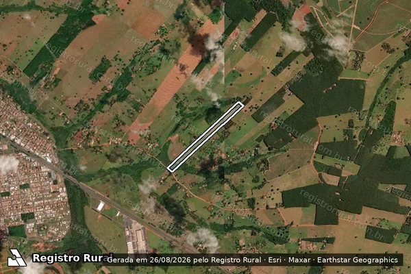 Imagem de satélite de Gleba A - GLEBA B em Votuporanga - SP