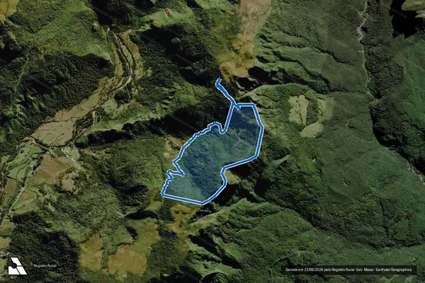Imagem de satélite de . - Gleba 01 em Urubici - SC