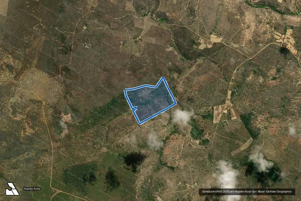 Imagem de satélite de Fazenda Borborema - Parte 8 em Encruzilhada - BA