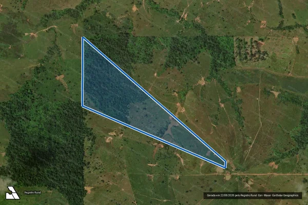 Imagem de satélite de Projeto Redenção ? Lote 230 Modulo 14 - Colônia Bom Jesus III - Parte 1 em Acrelândia - AC