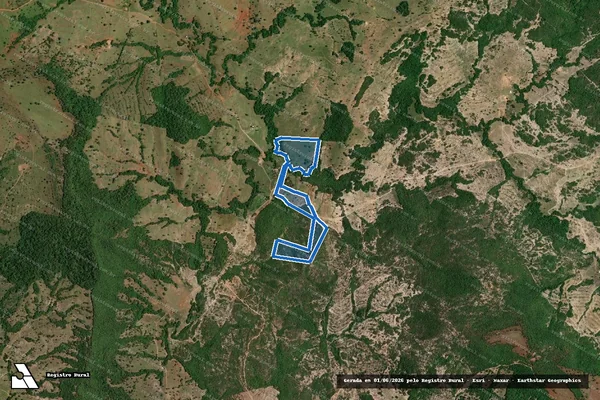 Imagem de satélite de FAZENDA PRINCESA DA BOA VISTA - Gleba 04 em Buriti Alegre - GO