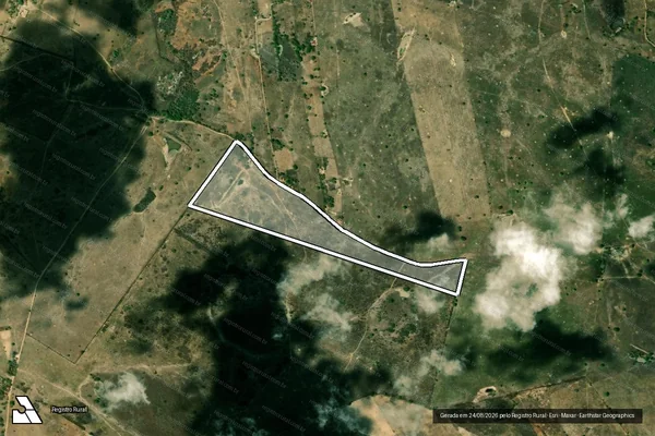 Imagem de satélite de FAZENDA TARARÁCA - GLEBA B em Santo Antônio - RN