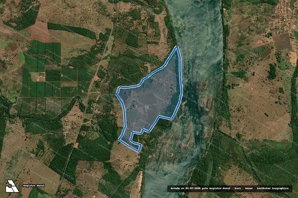 Imagem de satélite de FAZENDA 4 IRMÃOS - Parte 1 em Tocantinópolis - TO