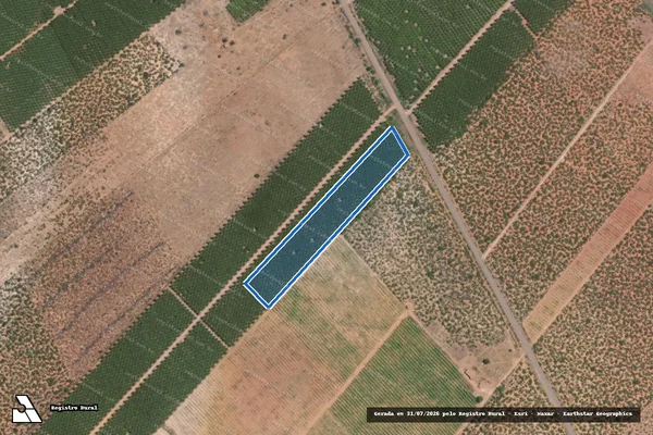 Imagem de satélite de FAZENDA DALLAS - PARCELA 02 em Rodelas - BA