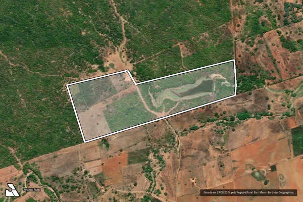 Imagem de satélite de FAZENDA COITÉ DO BIZAMUM - GLEBA 03 em Tucano - BA