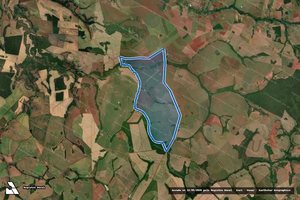 Imagem de satélite de FAZENDA PIRAPITINGA em Canápolis - MG