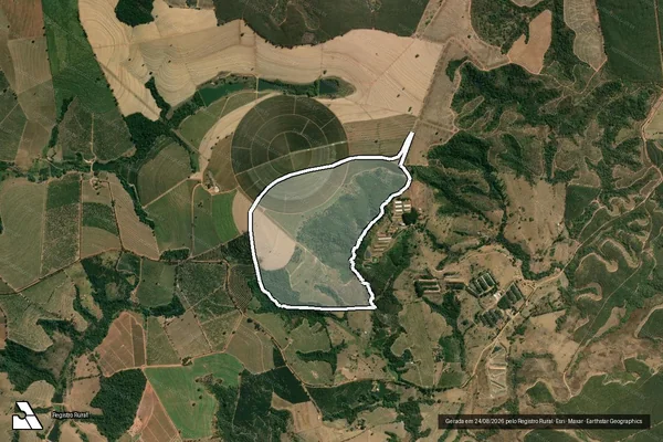Imagem de satélite de Fazenda Nossa Senhora Aparecida - 30.371 em Mogi Guaçu - SP