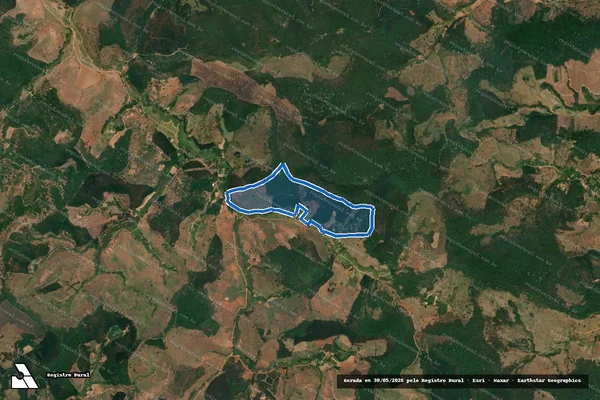 Imagem de satélite de Zamparina - Parcela 1 em Alvinópolis - MG