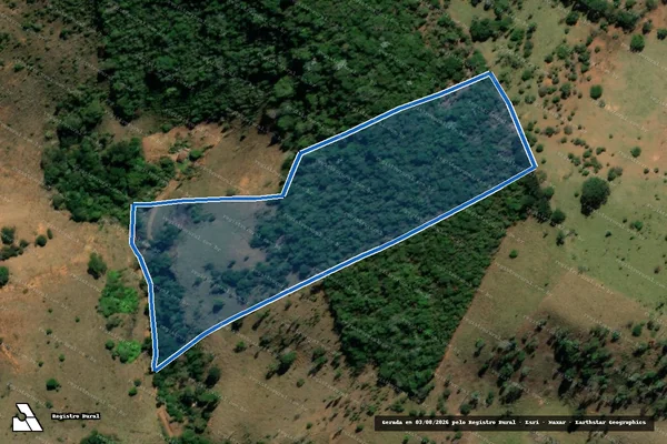 Imagem de satélite de FAZENDA PALHA - - em Peçanha - MG