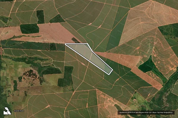 Imagem de satélite de Fazenda Aguinha - GLEBA A em Paraguaçu Paulista - SP