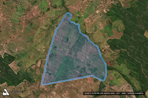 Imagem de satélite de FAZENDA BOA VISTA, DATA SANTO ANTÔNIO - 001 em Feira Nova do Maranhão - MA