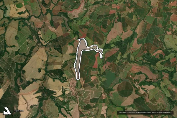 Imagem de satélite de FAZENDA RIBEIRÃO FUNDO em São Sebastião do Paraíso - MG