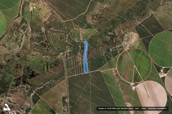 Imagem de satélite de Fazenda Mutuca - Gleba 9 em Urucuia - MG