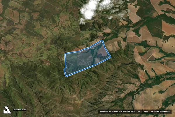 Imagem de satélite de Fazenda Bocaina em Barra do Garças - MT