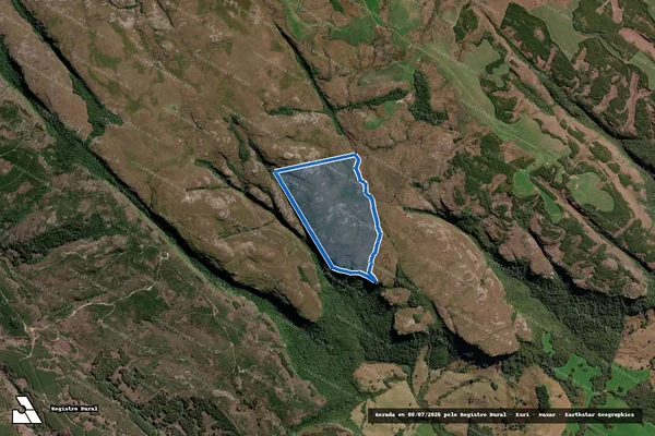 Imagem de satélite de Fazenda Taquara - FAZENDA TAQUARA em Tibagi - PR