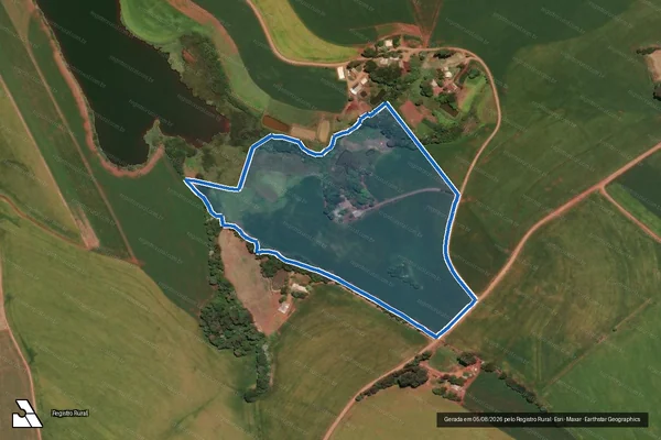 Imagem de satélite de PA Encruzilhada Natalino IV ? Lote  81 B - Parcela 1 em Pontão - RS