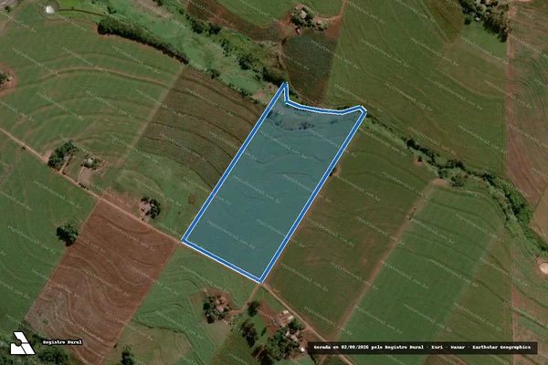 Imagem de satélite de Lote 136 - PA Nossa Senhora Aparecida - Lote 136A em Mariluz - PR
