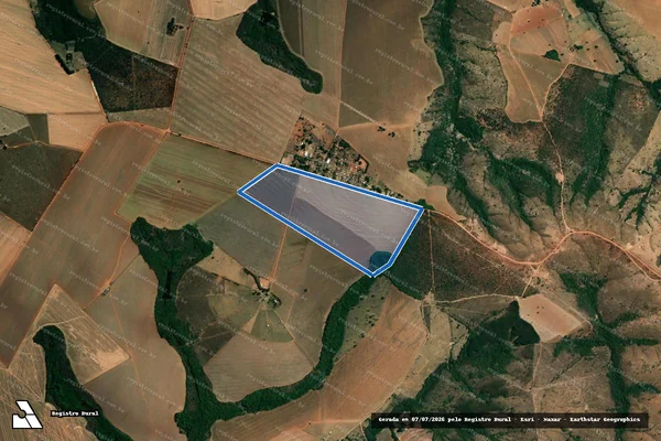 Imagem de satélite de FAZENDA SANTO ANTÔNIO DA BOA VISTA, LIMOEIRO DA SAMAMBAIA E LIMOEIRO DO BEBEDOURO em Vazante - MG