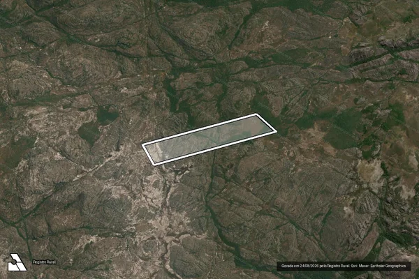 Imagem de satélite de FAZENDA ARRENEGADO - Parte 2 em Diamantina - MG