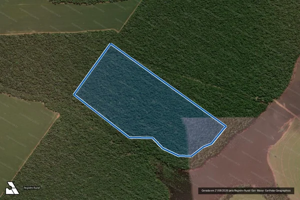 Imagem de satélite de FAZENDA PAI JOÃO - LOTE n° 36/A, 37/A e 38/A - FAZENDA VÔ CARLOS ? ÁREA: 02 em Sinop - MT